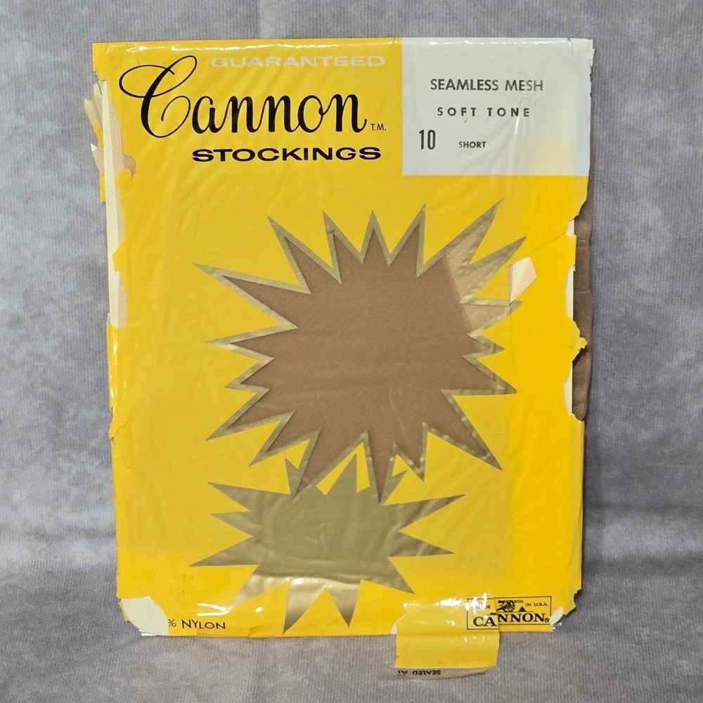 Cannon Stockings‎ Seamless Mesh Soft Tone 10 Short Nylon